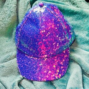 H&M Kids Shimmering Purple Sequin Hat